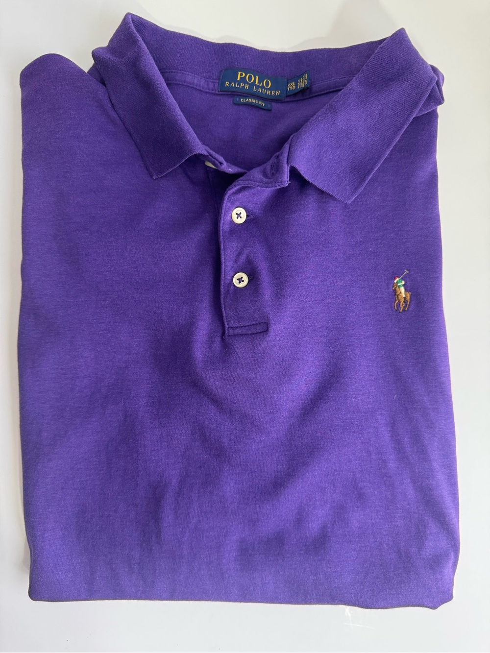 Polo by Ralph Lauren Purple Short Sleeve Classic Polo